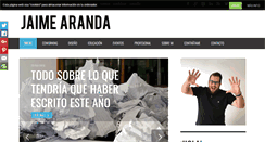 Desktop Screenshot of jaimearanda.com